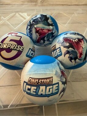 ZURU 5 SURPRISE Dino Strike Ice Age Monster Mystery Box  LOT OF 4